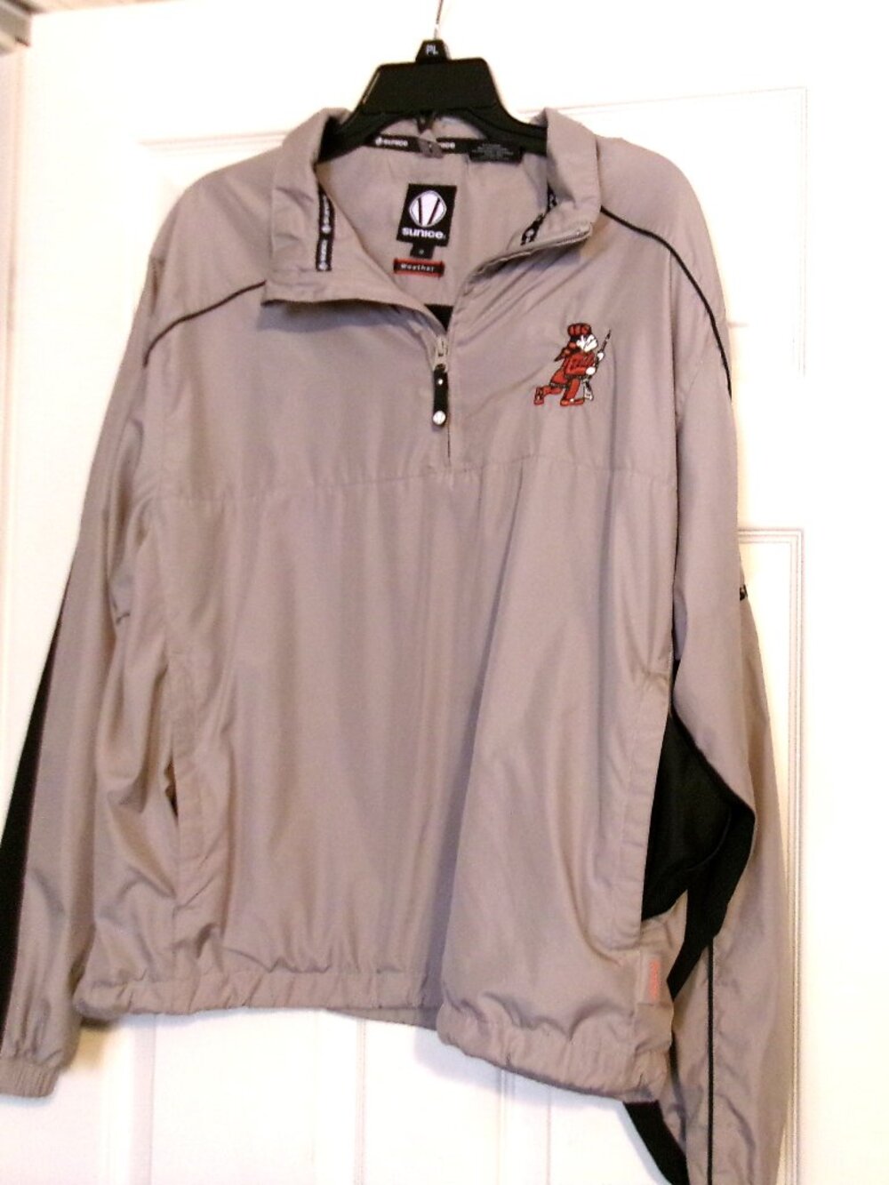 SUNICE Weather Lightweight Quarter Zip Windbreaker  Size S